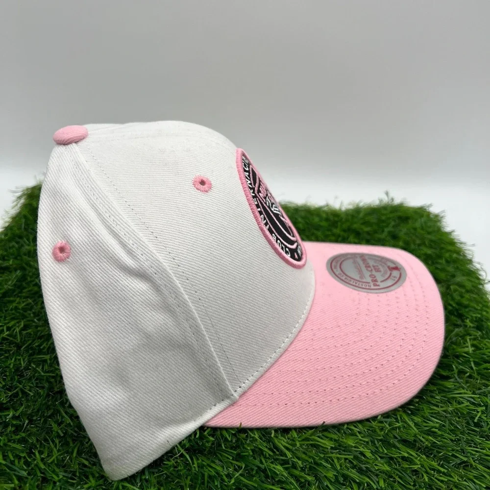 Mitchell & Ness Inter Miami CF Pro Crown Fit Structured Two Tone Snapback Hat‎